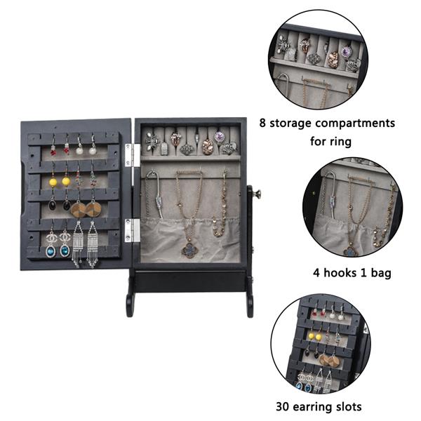 Jewelry Cabinet Organizer With Mirror